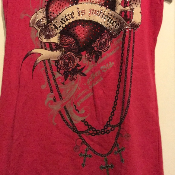 Zenana Outfitters Women’s S Magenta Tee - Picture 3 of 5